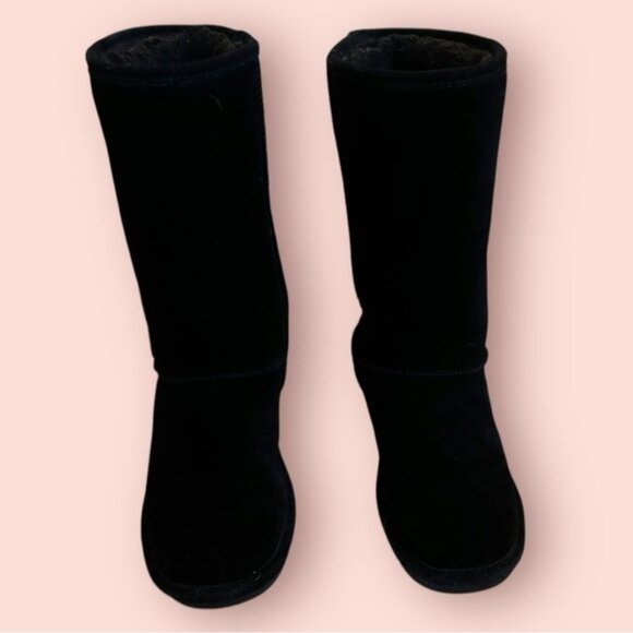 Bearpaw Emma tall black winter ugg boots size 8 - Picture 1 of 7